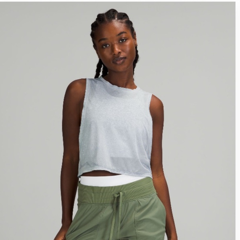 Lululemon Cropped Muscle Tank